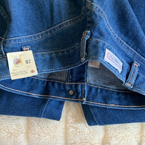 Vintage 80s high rise no pockets GWG femme fit deadstock new 26 - Picture 9 of 9